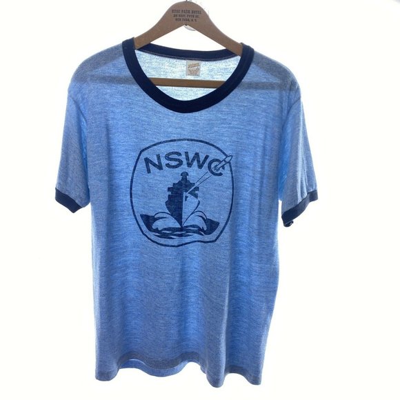 American Vintage Other - NSWC Blue Ringer M T-shirt American Vintage Naval